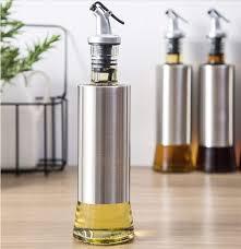 500 ML Steel Glass Oil Dispenser Bottle