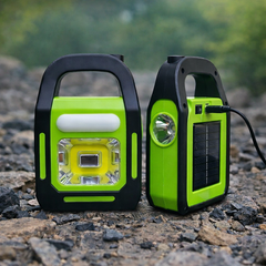 Solar Rechargeable 3-in-1 Emergency Light - Hurry Bolt Portable LED Work Light, Torch & Power Bank