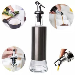 500 ML Steel Glass Oil Dispenser Bottle
